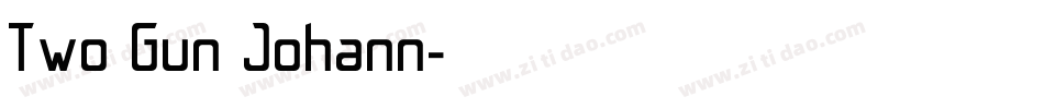 Two Gun Johann字体转换